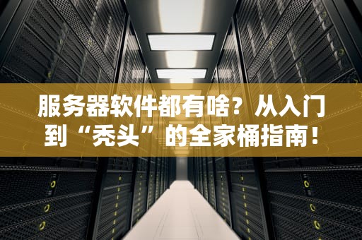 服务器软件都有啥？从入门到“秃头”的全家桶指南！