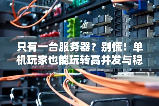 只有一台服务器？别慌！单机玩家也能玩转高并发与稳定性