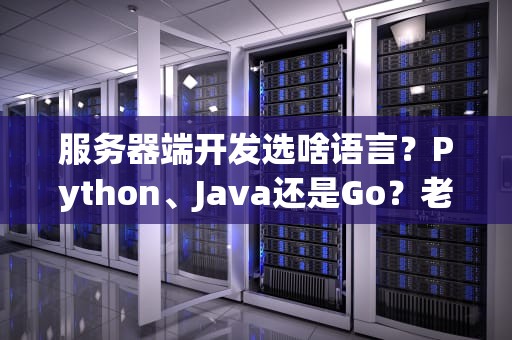 服务器端开发选啥语言？Python、Java还是Go？老司机带你避坑不迷路！