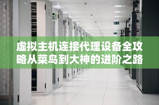 虚拟主机连接代理设备全攻略从菜鸟到大神的进阶之路