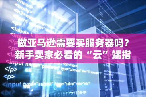 做亚马逊需要买服务器吗？新手卖家必看的“云”端指南！