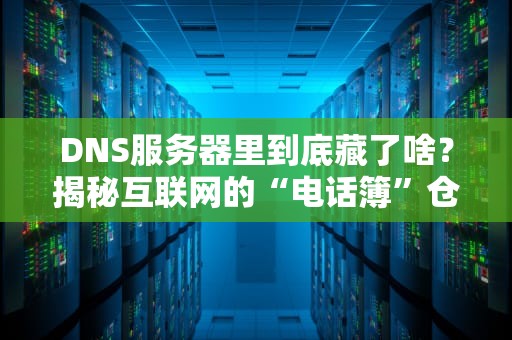 DNS服务器里到底藏了啥？揭秘互联网的“电话簿”仓库！