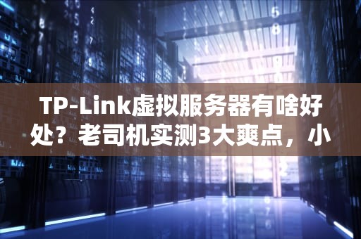 TP-Link虚拟服务器有啥好处？老司机实测3大爽点，小白也能秒懂！