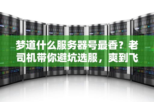 梦道什么服务器号最香？老司机带你避坑选服，爽到飞起！