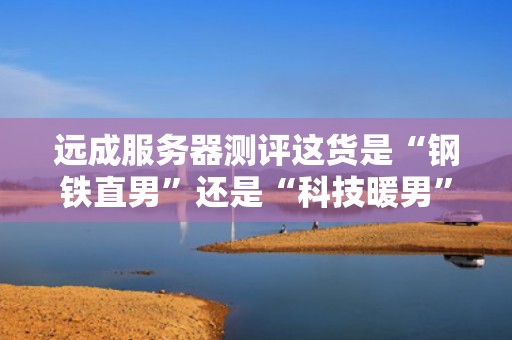 远成服务器测评这货是“钢铁直男”还是“科技暖男”？拆开给你看！