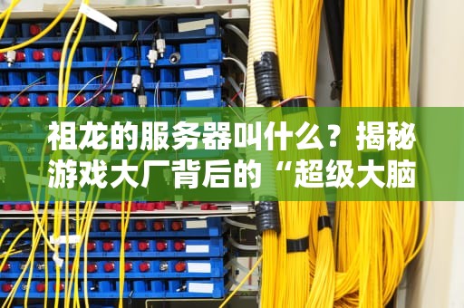 祖龙的服务器叫什么？揭秘游戏大厂背后的“超级大脑”