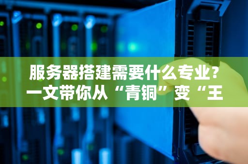 服务器搭建需要什么专业？一文带你从“青铜”变“王者”！