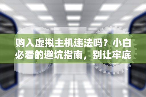 购入虚拟主机违法吗？小白必看的避坑指南，别让牢底坐穿！