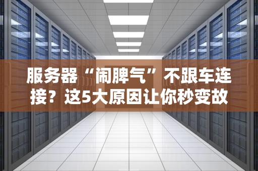 服务器“闹脾气”不跟车连接？这5大原因让你秒变故障排查老司机！