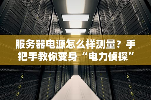 服务器电源怎么样测量？手把手教你变身“电力侦探”！（附专业工具推荐）