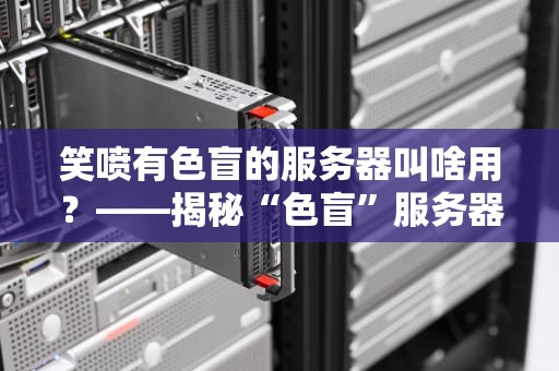笑喷有色盲的服务器叫啥用？——揭秘“色盲”服务器的奇葩操作与专业解法
