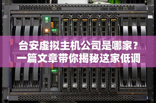 台安虚拟主机公司是哪家？一篇文章带你揭秘这家低调的实力派！