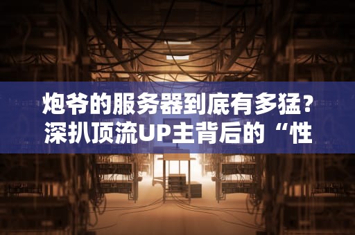 炮爷的服务器到底有多猛？深扒顶流UP主背后的“性能怪兽”