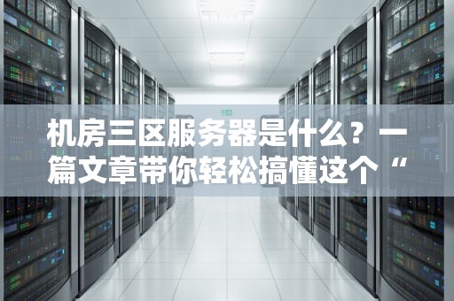 机房三区服务器是什么？一篇文章带你轻松搞懂这个“数据豪宅”