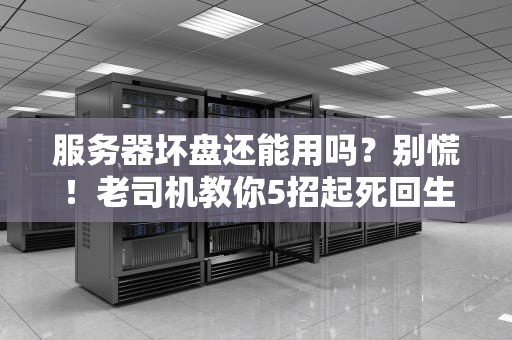 服务器坏盘还能用吗？别慌！老司机教你5招起死回生秘籍