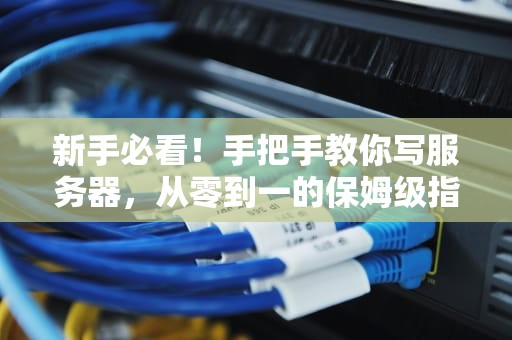 新手必看！手把手教你写服务器，从零到一的保姆级指南
