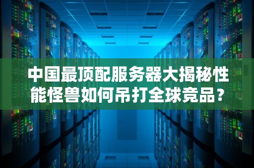 中国最顶配服务器大揭秘性能怪兽如何吊打全球竞品？
