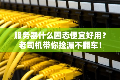 服务器什么固态便宜好用？老司机带你捡漏不翻车！