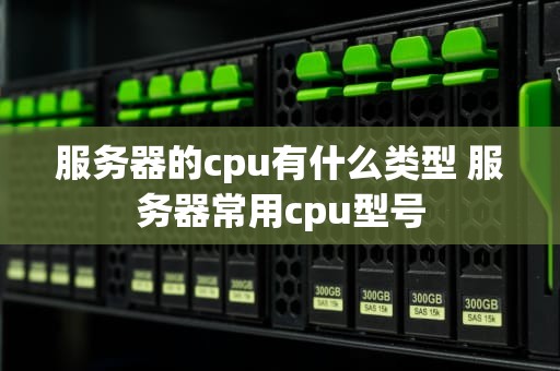 服务器的cpu有什么类型 服务器常用cpu型号