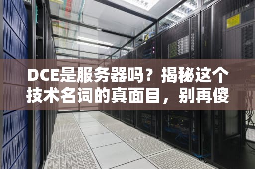 DCE是服务器吗？揭秘这个技术名词的真面目，别再傻傻分不清！