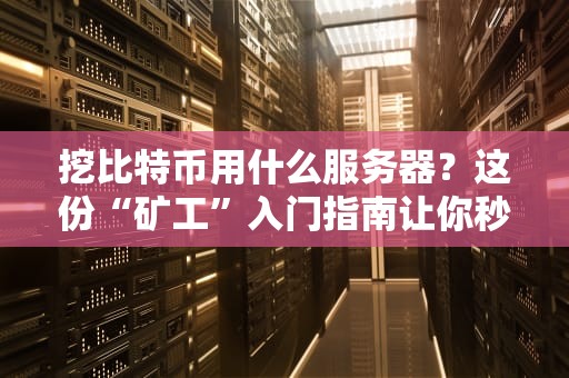 挖比特币用什么服务器？这份“矿工”入门指南让你秒变老司机！