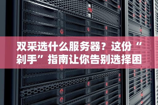 双采选什么服务器？这份“剁手”指南让你告别选择困难症！