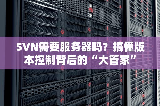 SVN需要服务器吗？搞懂版本控制背后的“大管家”