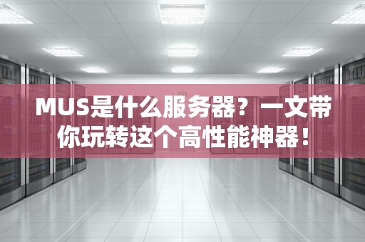 MUS是什么服务器？一文带你玩转这个高性能神器！