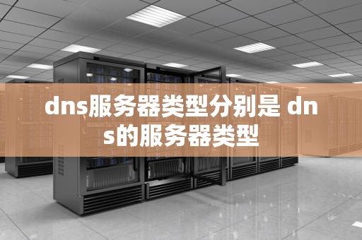 dns服务器类型分别是 dns的服务器类型