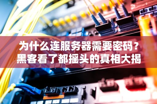 为什么连服务器需要密码？黑客看了都摇头的真相大揭秘！