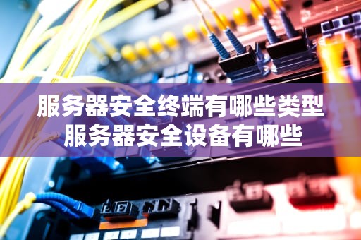 服务器安全终端有哪些类型 服务器安全设备有哪些