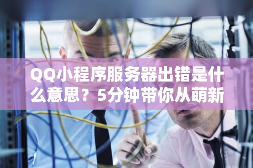 QQ小程序服务器出错是什么意思？5分钟带你从萌新变大神！