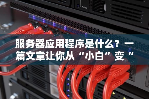 服务器应用程序是什么？一篇文章让你从“小白”变“大神”！（附超实用案例）