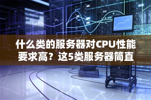 什么类的服务器对CPU性能要求高？这5类服务器简直是“CPU榨汁机”！
