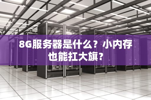 8G服务器是什么？小内存也能扛大旗？