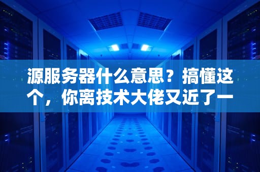源服务器什么意思？搞懂这个，你离技术大佬又近了一步！