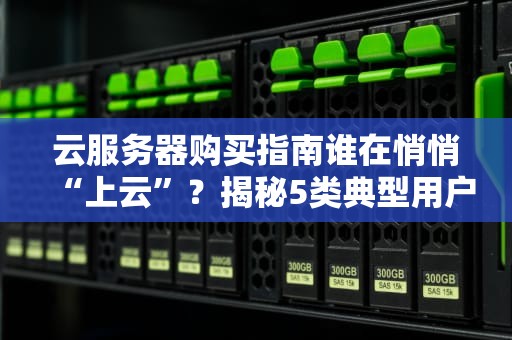 云服务器购买指南谁在悄悄“上云”？揭秘5类典型用户群体！
