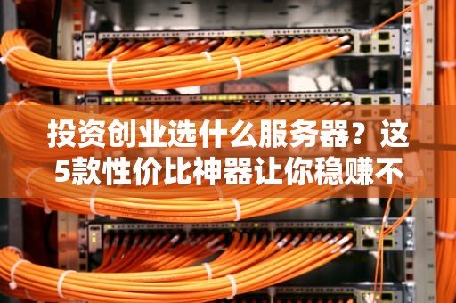 投资创业选什么服务器？这5款性价比神器让你稳赚不赔！