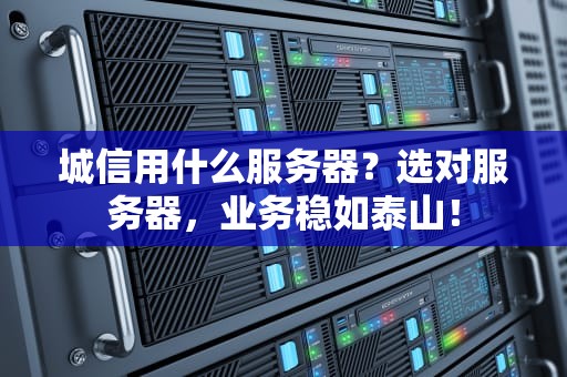城信用什么服务器？选对服务器，业务稳如泰山！