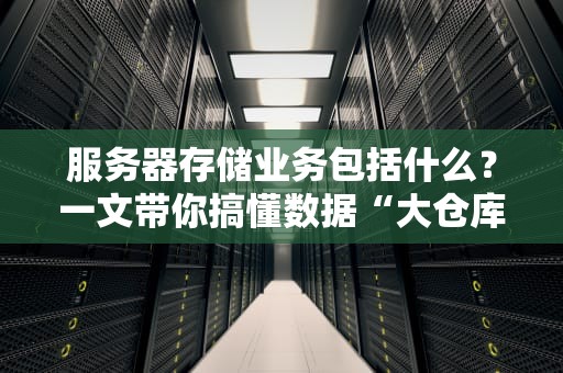 服务器存储业务包括什么？一文带你搞懂数据“大仓库”的奥秘！