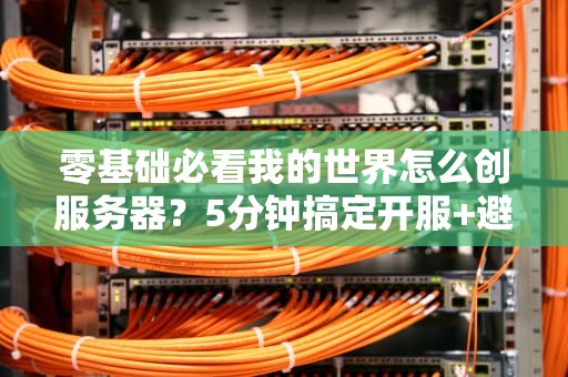 零基础必看我的世界怎么创服务器？5分钟搞定开服+避坑指南