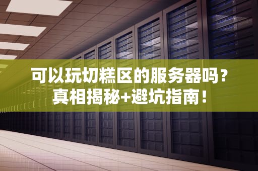 可以玩切糕区的服务器吗？真相揭秘+避坑指南！