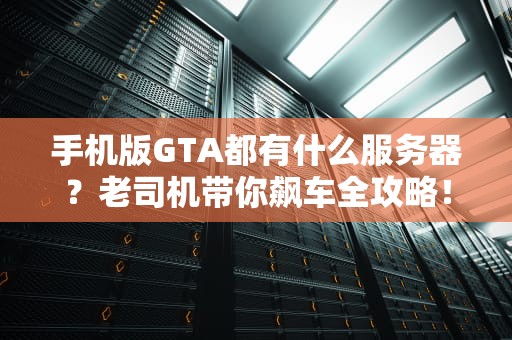 手机版GTA都有什么服务器？老司机带你飙车全攻略！