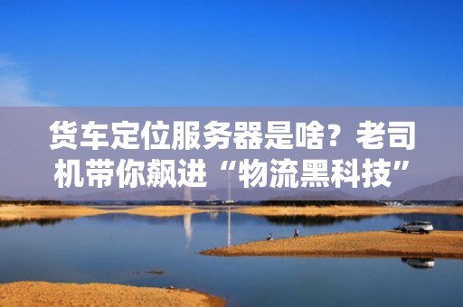 货车定位服务器是啥？老司机带你飙进“物流黑科技”的世界！