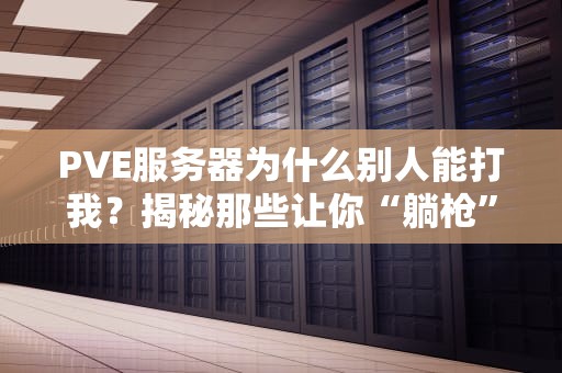 PVE服务器为什么别人能打我？揭秘那些让你“躺枪”的奇葩设定！
