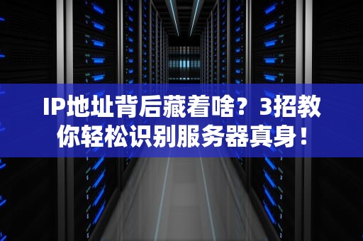 IP地址背后藏着啥？3招教你轻松识别服务器真身！