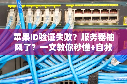 苹果ID验证失败？服务器抽风了？一文教你秒懂+自救！