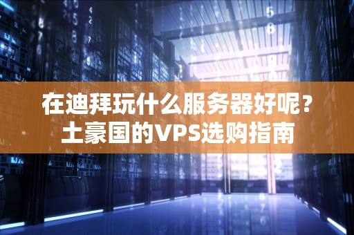 在迪拜玩什么服务器好呢？土豪国的VPS选购指南