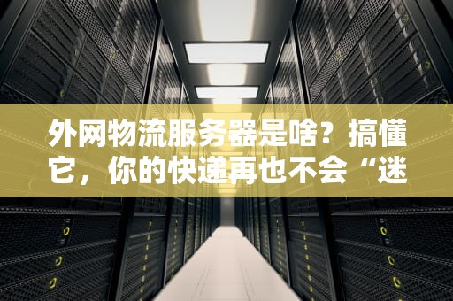 外网物流服务器是啥？搞懂它，你的快递再也不会“迷路”！
