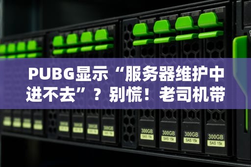 PUBG显示“服务器维护中进不去”？别慌！老司机带你秒懂原因+解决方案